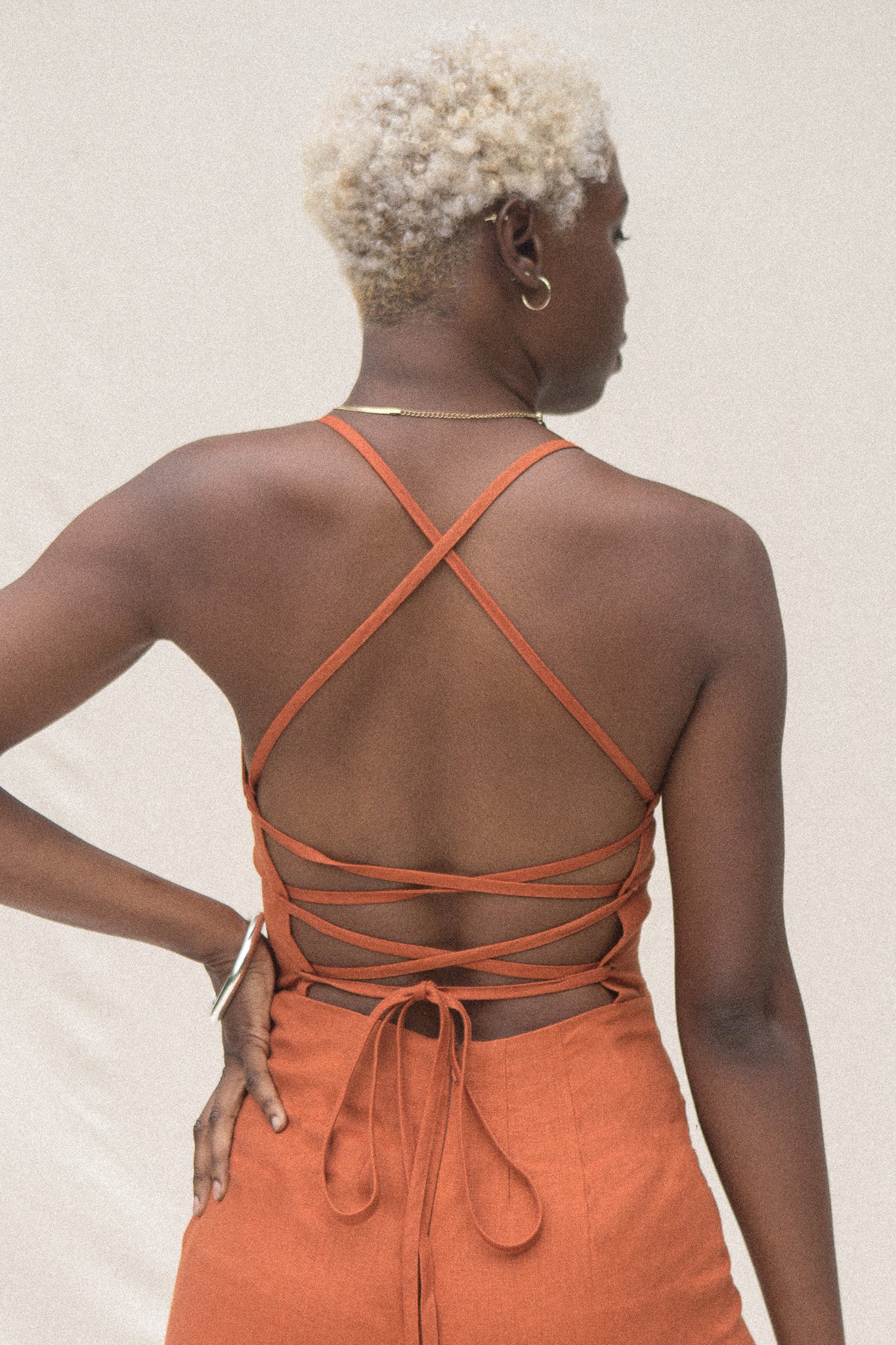 PILAR JUMPSUIT - RUST